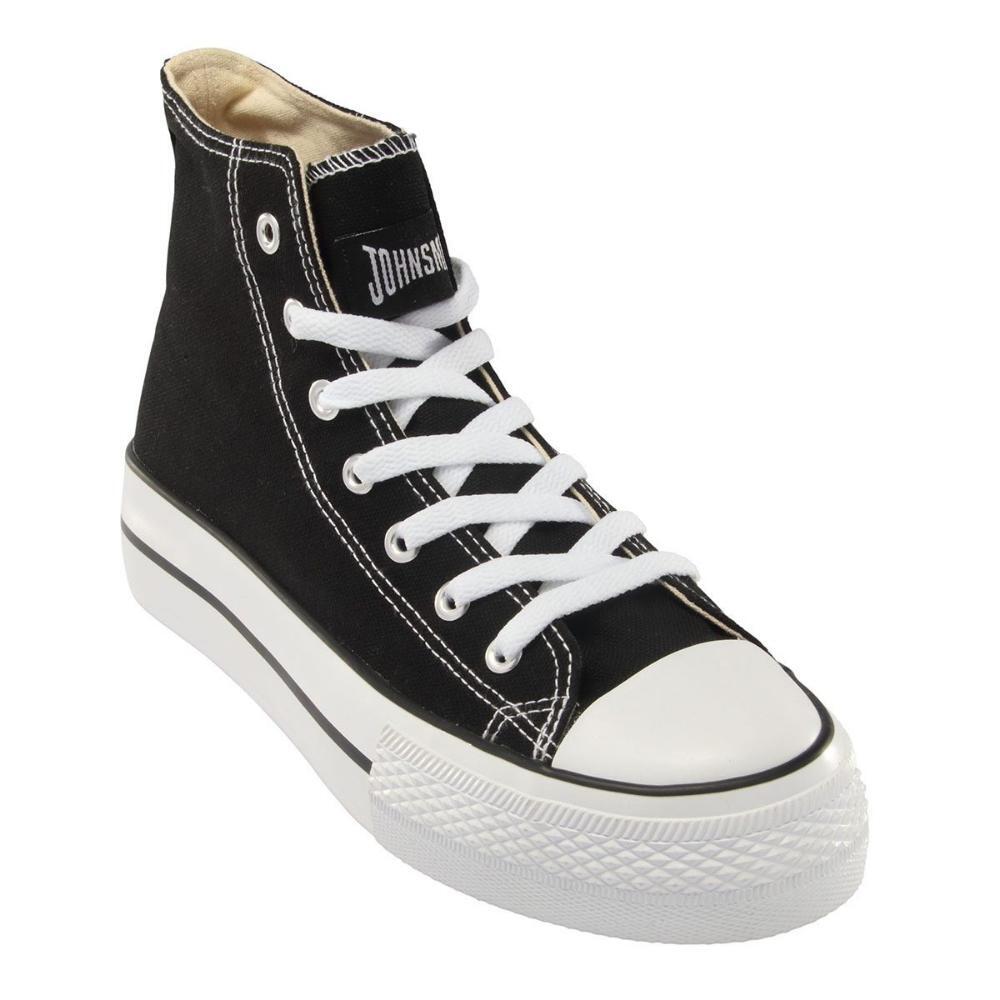ZAPATILLAS MODA MUJER JOHN SMITH LIBEL HIGH  Negro. 3/4