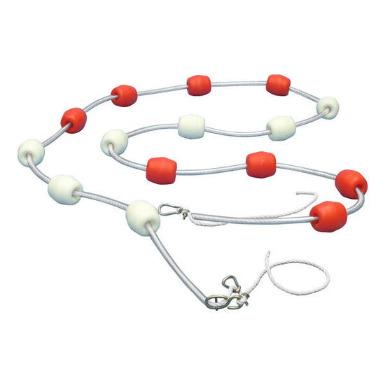 Schwimmleine 50 m (Schwimmer alle 25 cm) Freibad Wasserball Unisex