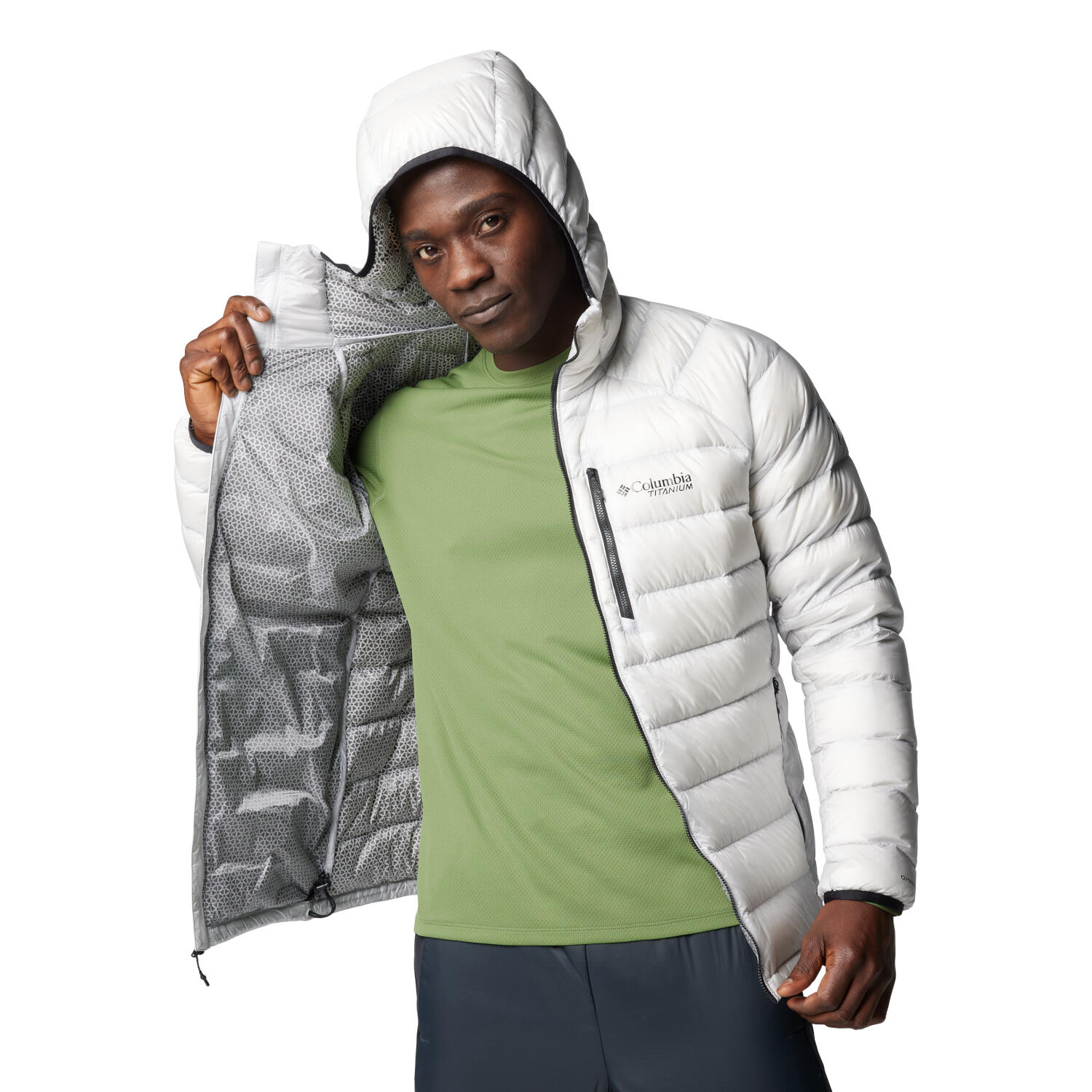 Kurtka sportowa męska  Arctic Crest Down Hooded Jacket 2/4