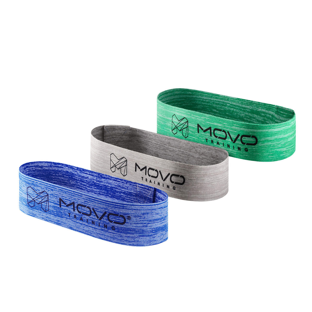 MOVO HIP BAND SET PLUS - 3 Stärken Textil-Miniband