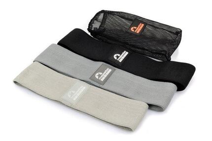 Zestaw gum do ćwiczeń Majestic Sport HIP BAND - 3 szt.