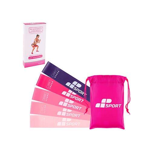 Akcesoria treningowe Mp Sport Set of 5 Mini Loop Bands Pink gumy do ćwiczeń 5szt