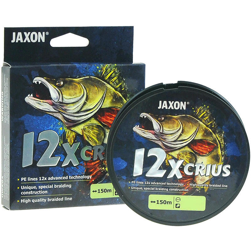 Plecionka Jaxon Crius 12X Flash 0,18mm 150m 23kg zielona