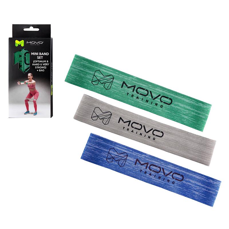 HIP BAND SET PLUS - 3 Stärken Textil-Miniband 2/4