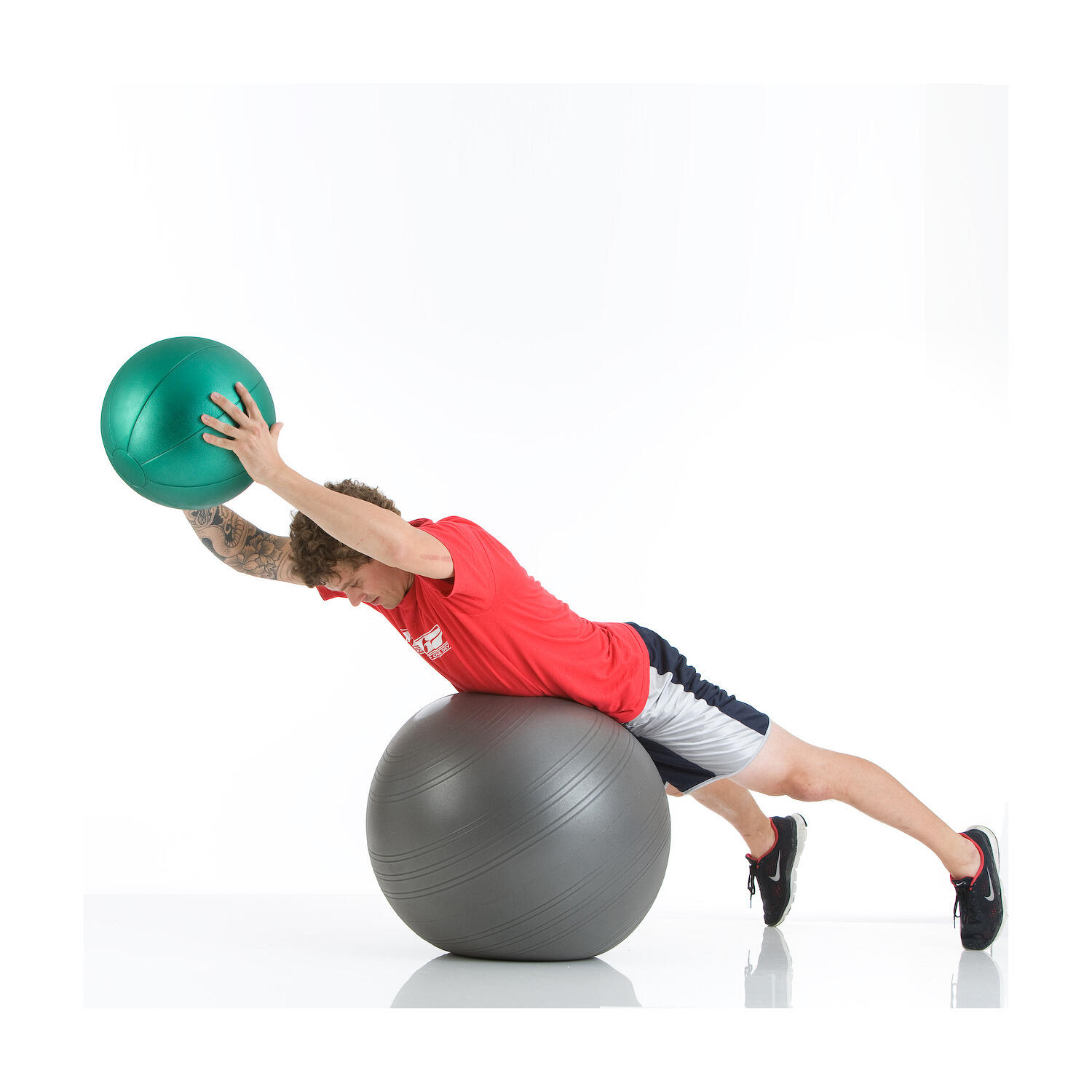 Exercise Ball Powerball Challenge ABS Bodybuilding Unisex 2/4