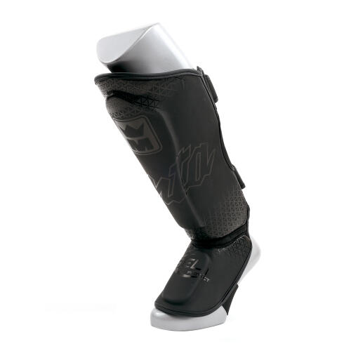 Kickboks scheen- en voetbeschermers Montana MK Protect Stealth CE Approved 1/3