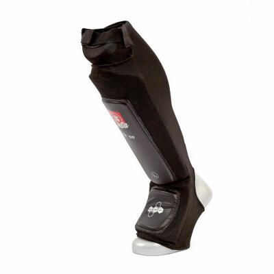 Scheen- en voetbeschermers kick-boxing katoen montana mk50 shin in step absorb