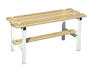 Softee Metallbank mit Kiefernholzlatten 38 x 49 cm