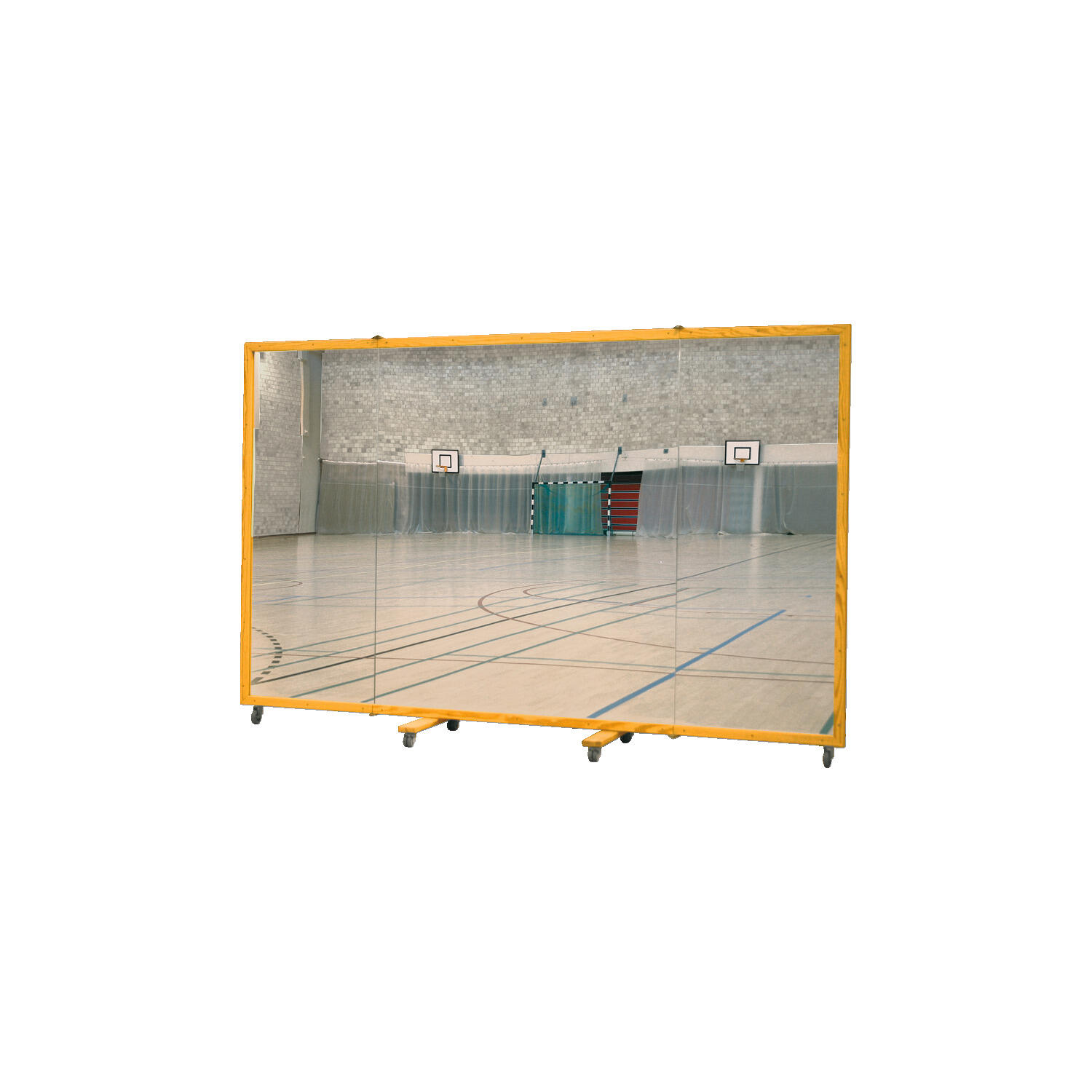 HEINEN Spiegelwand Mit Splitterschutzfolie Ballett Unisex