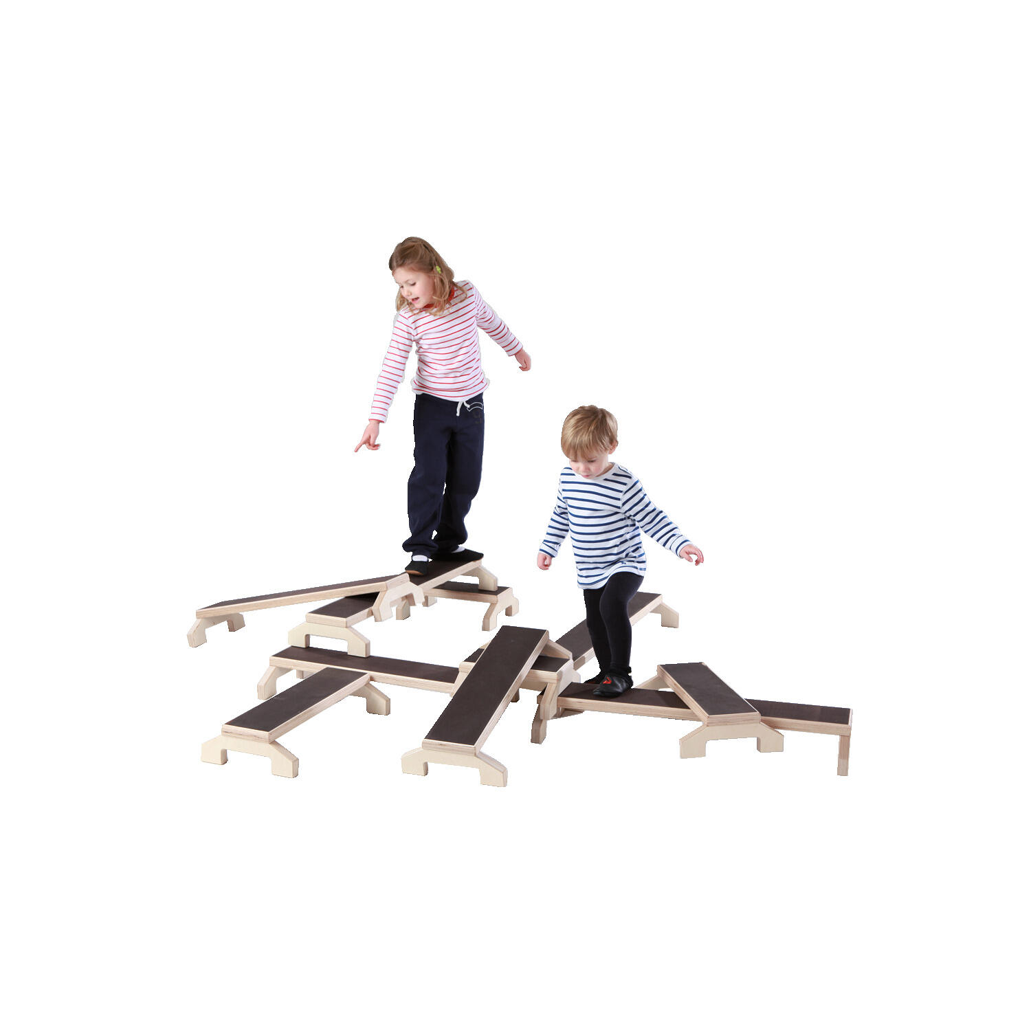 Greizer Treppen-Set Kurz Kinderturnen Unisex 2/3