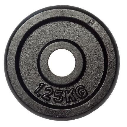 FUEL FITNESS Hantelscheibe Gusseisen 1x 1,25kg Innendurchmesser 30mm