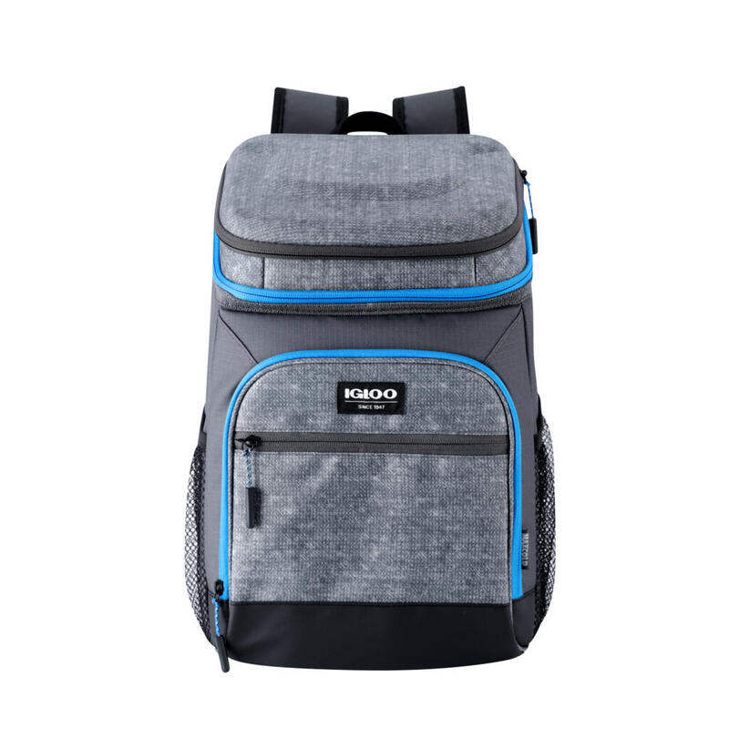 Maxcold Backpack 18 koelrugzak grijs voor kamperen en wandelen 11,3 liter