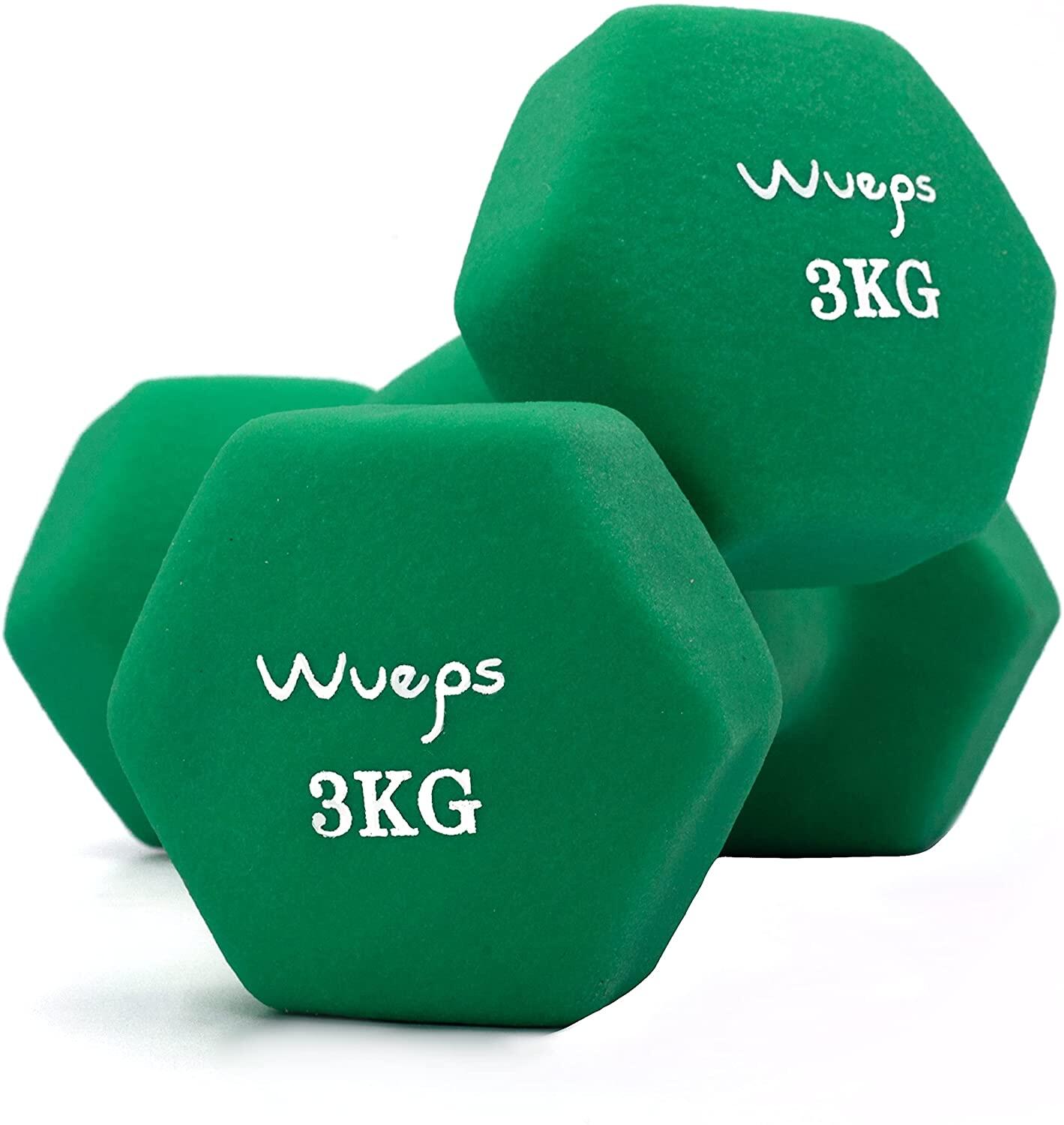 WUEPS Mancuernas de neopreno Wueps - 3kg