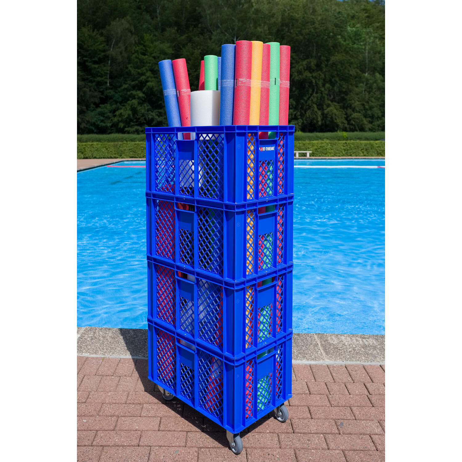 Trolley Pool Noodle 60x40x135 cm Gesundheitssport Unisex 4/6