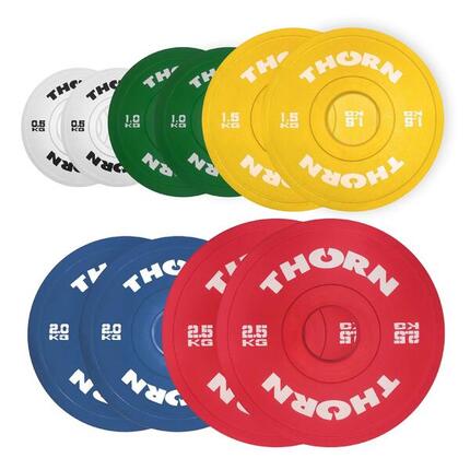 Fractional-Set für Langhantel 2x [0,5 + 1 + 1,5 + 2 + 2,5 kg] THORN FIT