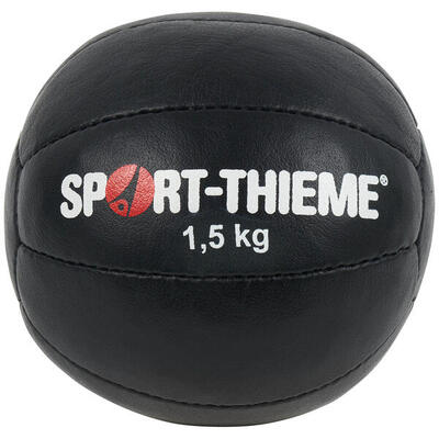 Medizinball Schwarz 1,5 kg 19 cm Gymnastik Unisex Schwarz