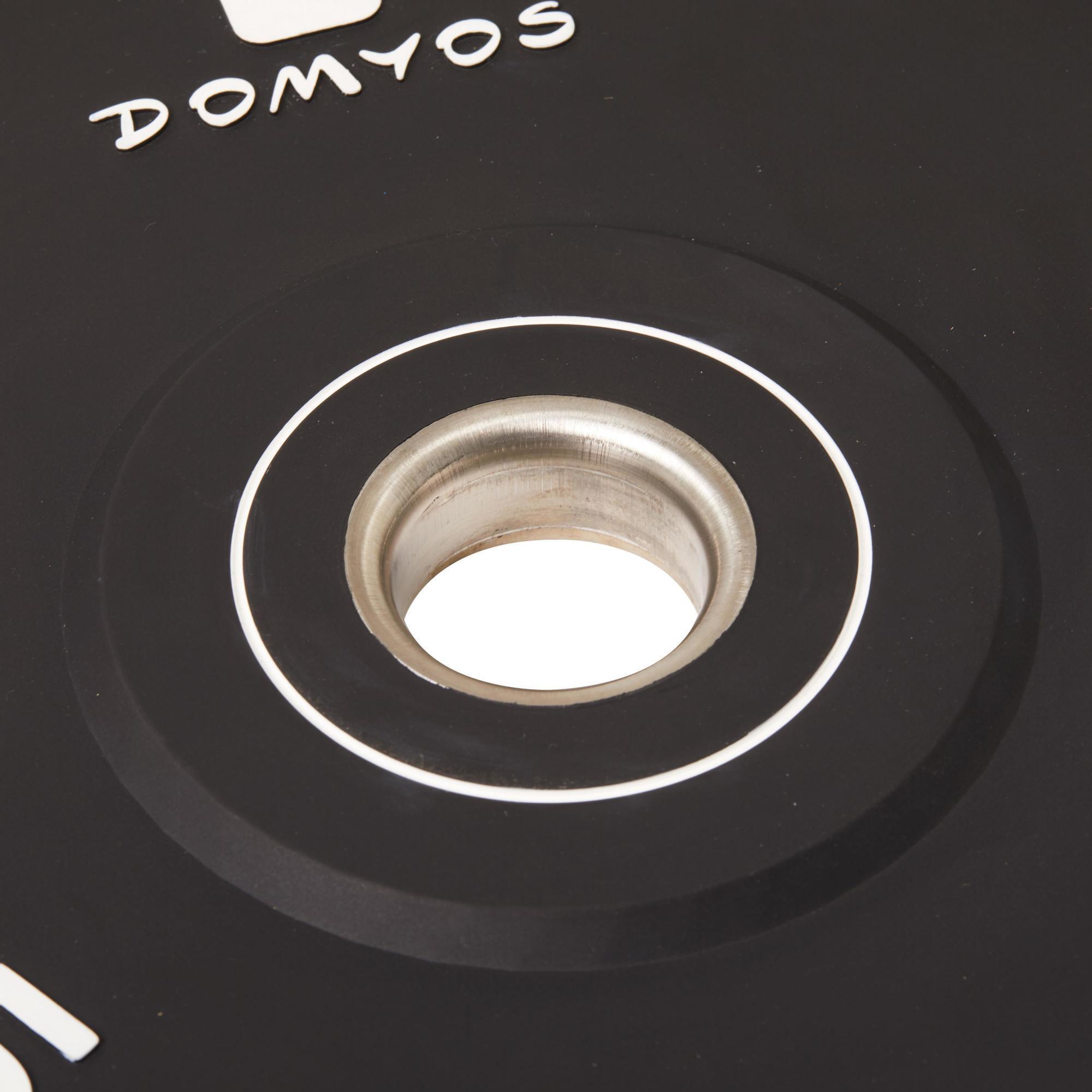 Seconde vie Disque bumper d'haltérophilie 5 kg, diamètre intérieur 50 mm 3/4