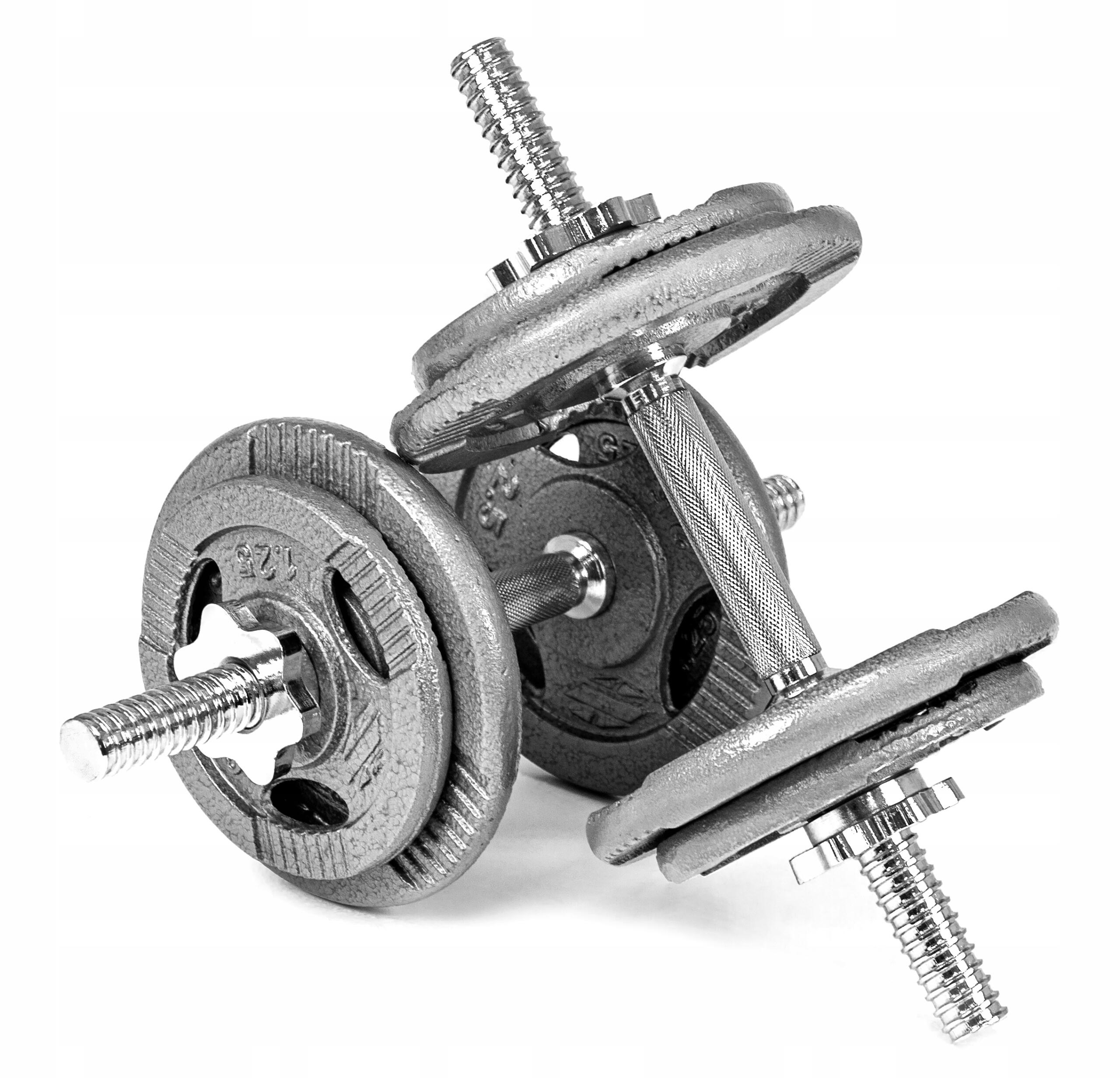 Zestaw hantli regulowanych Sapphire 2x10kg żeliwne 5/6