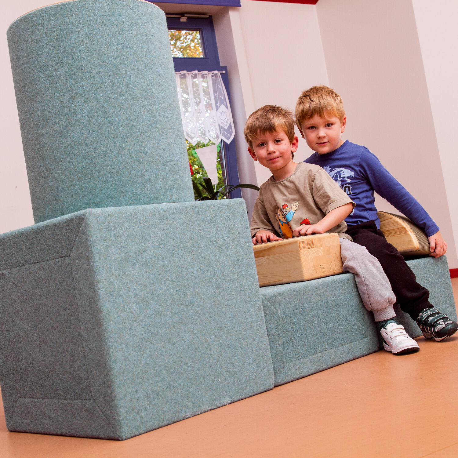 Lüne-Combinato Einzelelement Würfel Kinderturnen Unisex Blau 3/6