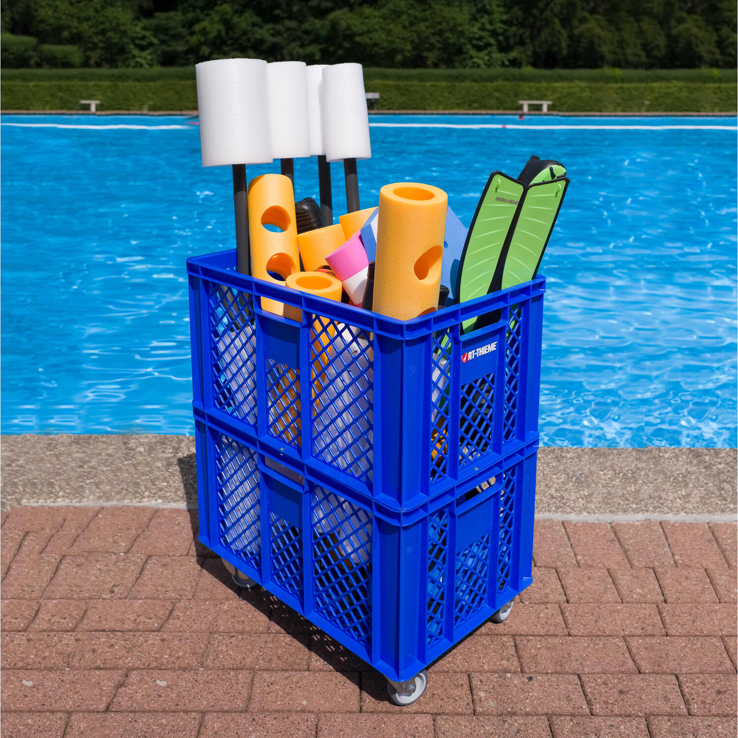 Trolley Aqua Store 60x40x74 cm Gesundheitssport Unisex 2/4