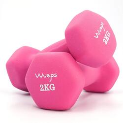 Mancuernas de neopreno Wueps - 2kg