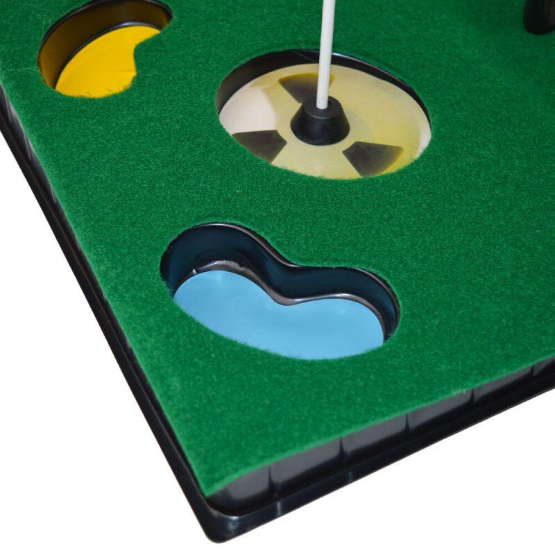 PGA TOUR 6ft Putting Mat with Collapsible Putter 2/5