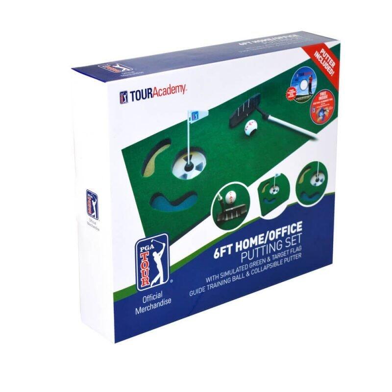 PGA TOUR 6ft Putting Mat with Collapsible Putter 5/5