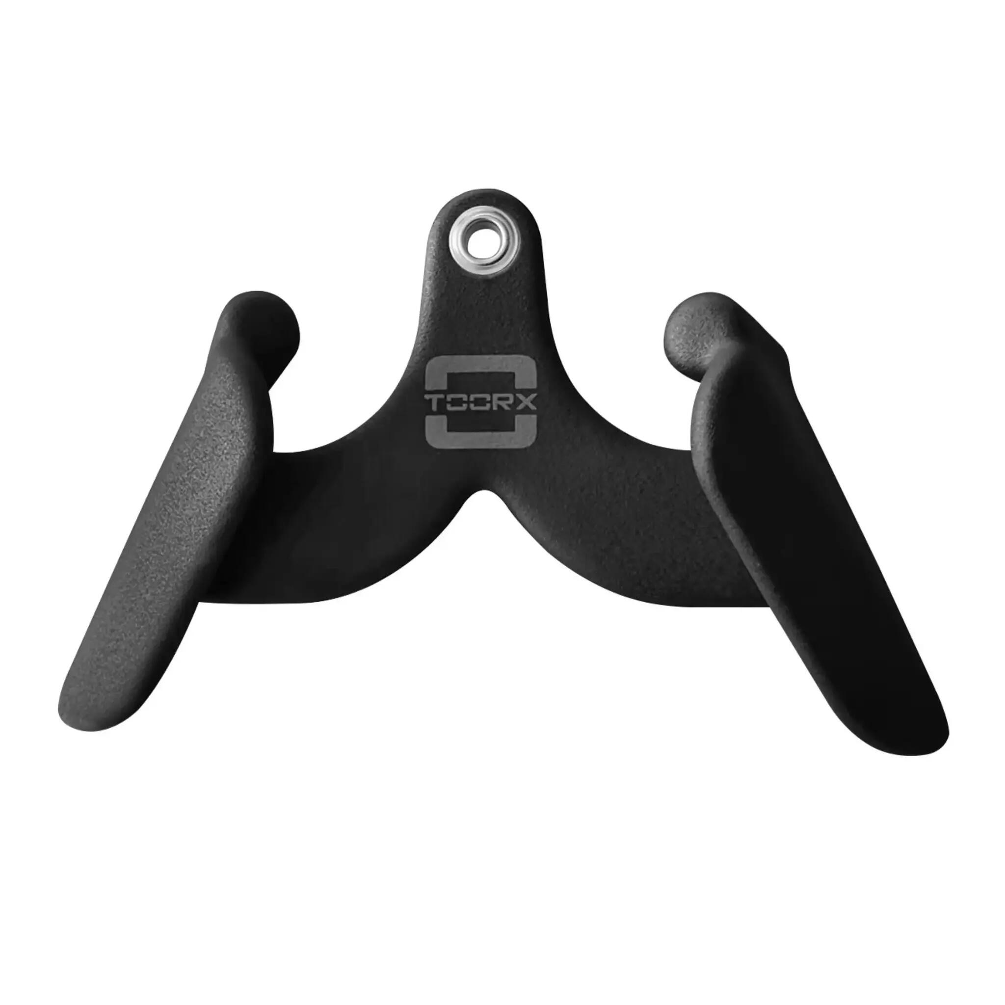 Toorx - Barre De Triceps En Mousse - Corde De Triceps - Noir - 33 Cm - Decathlon