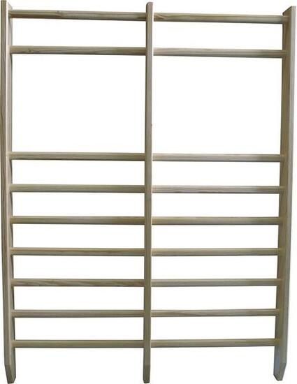 Doppelte Junior-Sprossenwand 180 x 135 cm, mehrfarbig