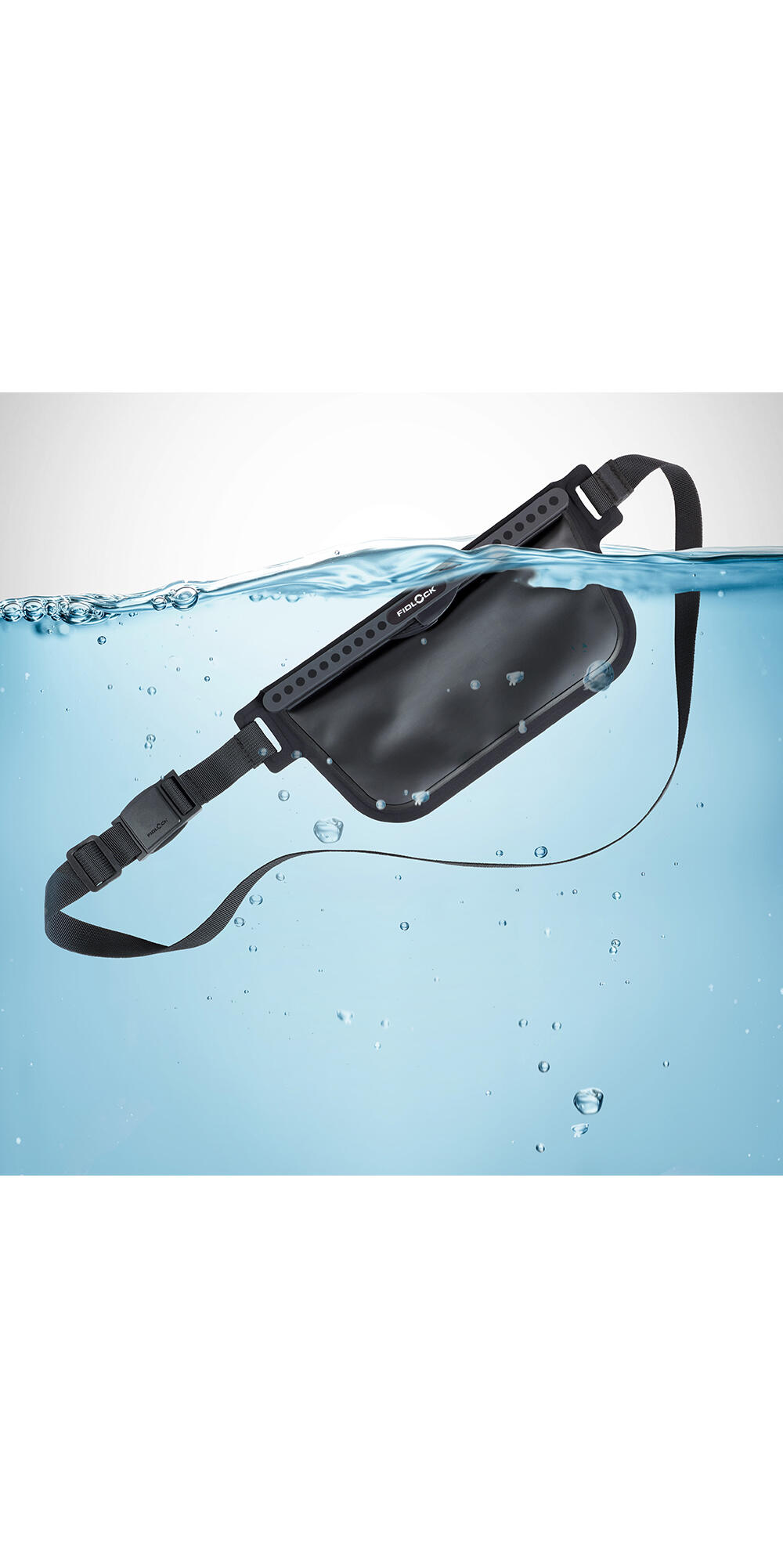 Водонепроницаемая поясная сумка-чехол для телефона Fidlock Hermetic Sling Bag с магнитной застежкой — фото 3