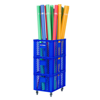 Aufbewahrungswagen für Schwimmnudeln 60x40x106 cm Gesundheitssport Unisex