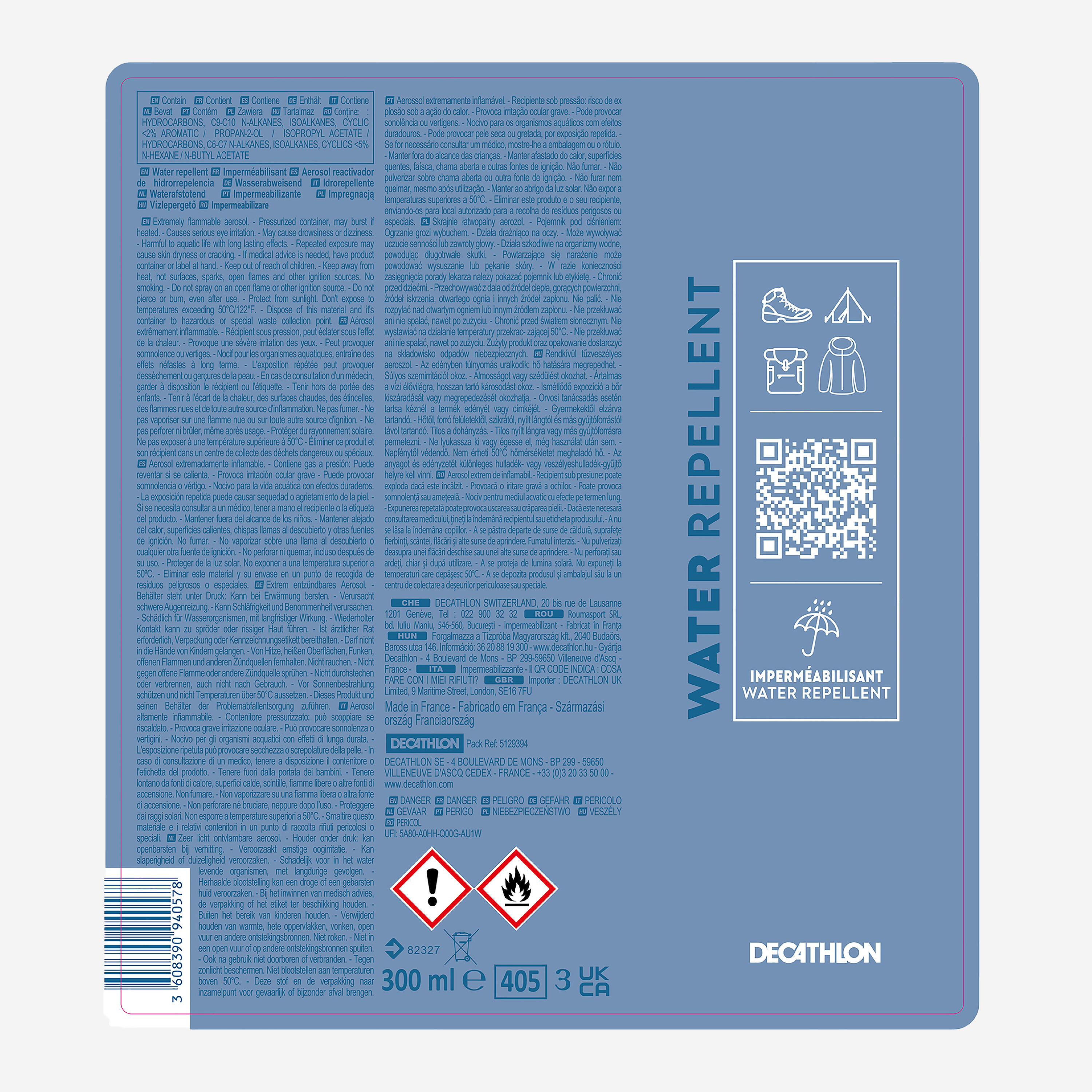 Aérosol réactivateur de déperlance pour chaussures et textiles 3/3