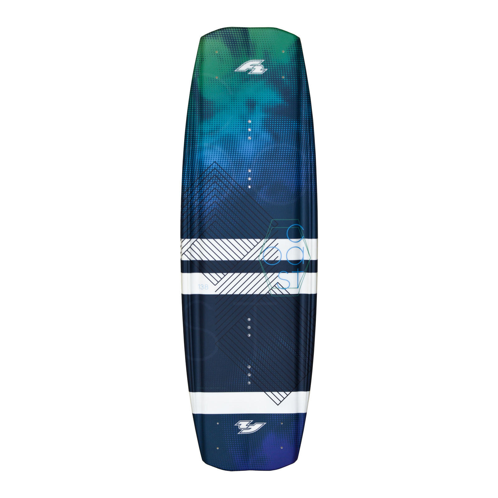 F2 Set Wakeboard Coast Ocean 138cm mit Wakebindung Team Boot L/XL 2/3