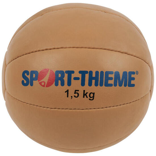 Medizinball Klassik 1,5 kg, ø 19 cm Gymnastik Unisex Natur