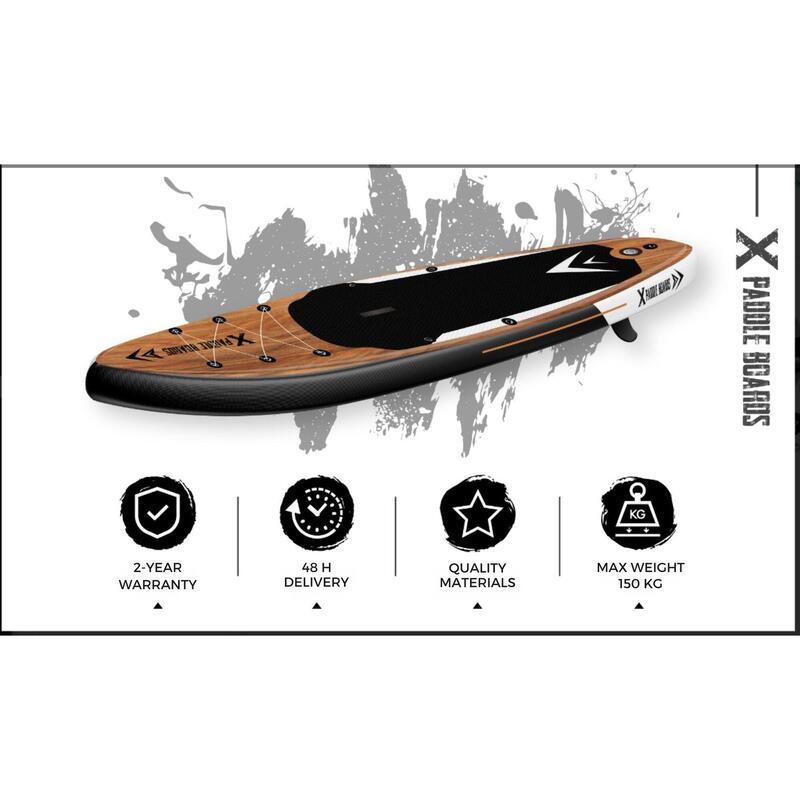Paddle Gonflabil Natural Pachet Complet Kayak