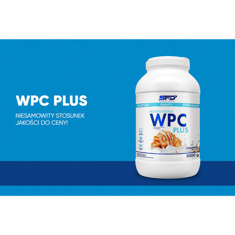 Odżywka białkowa WPC PROTEIN PLUS LIMITED 3000g Karmel