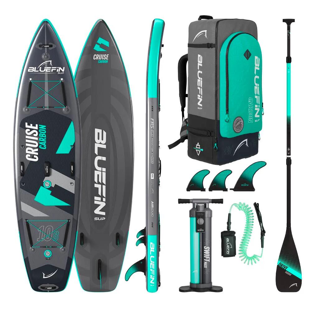 BLUEFIN SUP Gama de Paddleboards Inflables Cruise Carbon