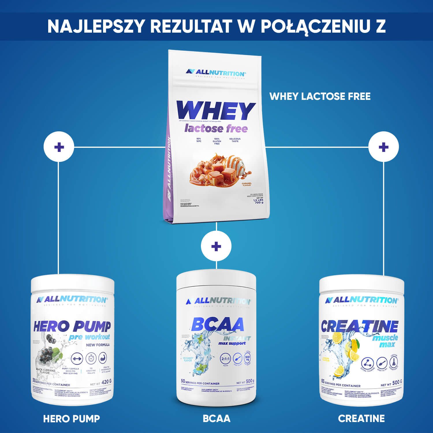 Odżywka białkowa WHEY LACTOSE FREE PROTEINE 700g Karmel 5/5