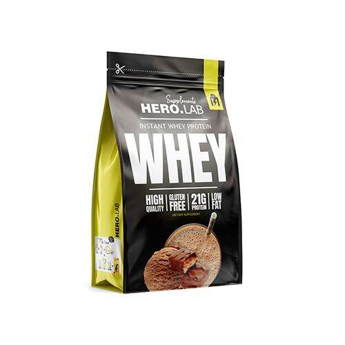 Hiro Lab Instant Whey Protein 750g peanut butter caramel bar