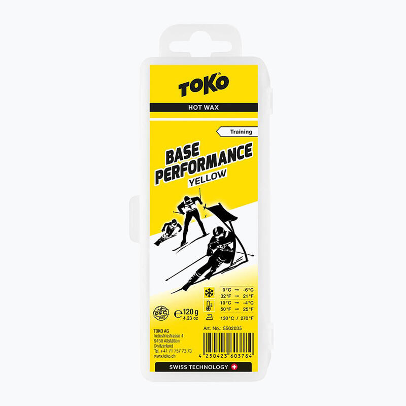 Skluzný vosk Base Performance žlutý 120g
