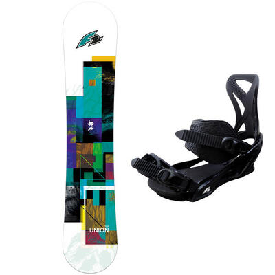 F2 Set Herren Snowboard Union Mustard 151cm mit Bindung Sonic Pro M