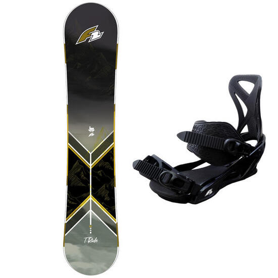 F2 Set Herren Snowboard T-Ride 157cm mit Bindung Sonic Pro L