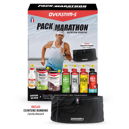 Pack Nutrition Marathon avec ceinture Running