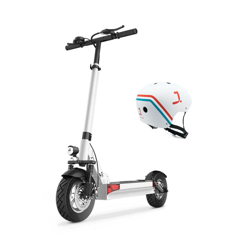 Joyor Y10 witte elektrische scooter + Helm