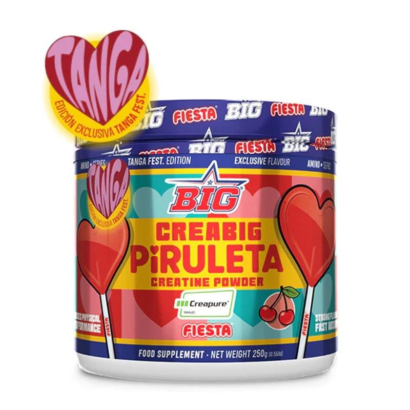BIG - CREABIG Creapure Creatina x 250g - Creatina com sabores Exclusivo online                   2 cores disponíveis
A partir de  29,25€  Preço por quantidade 117,00€kg BIG BIG - CREABIG Creapure Creatina x 250g - Creatina com saboresVendido e expedido por: Masmusculo  