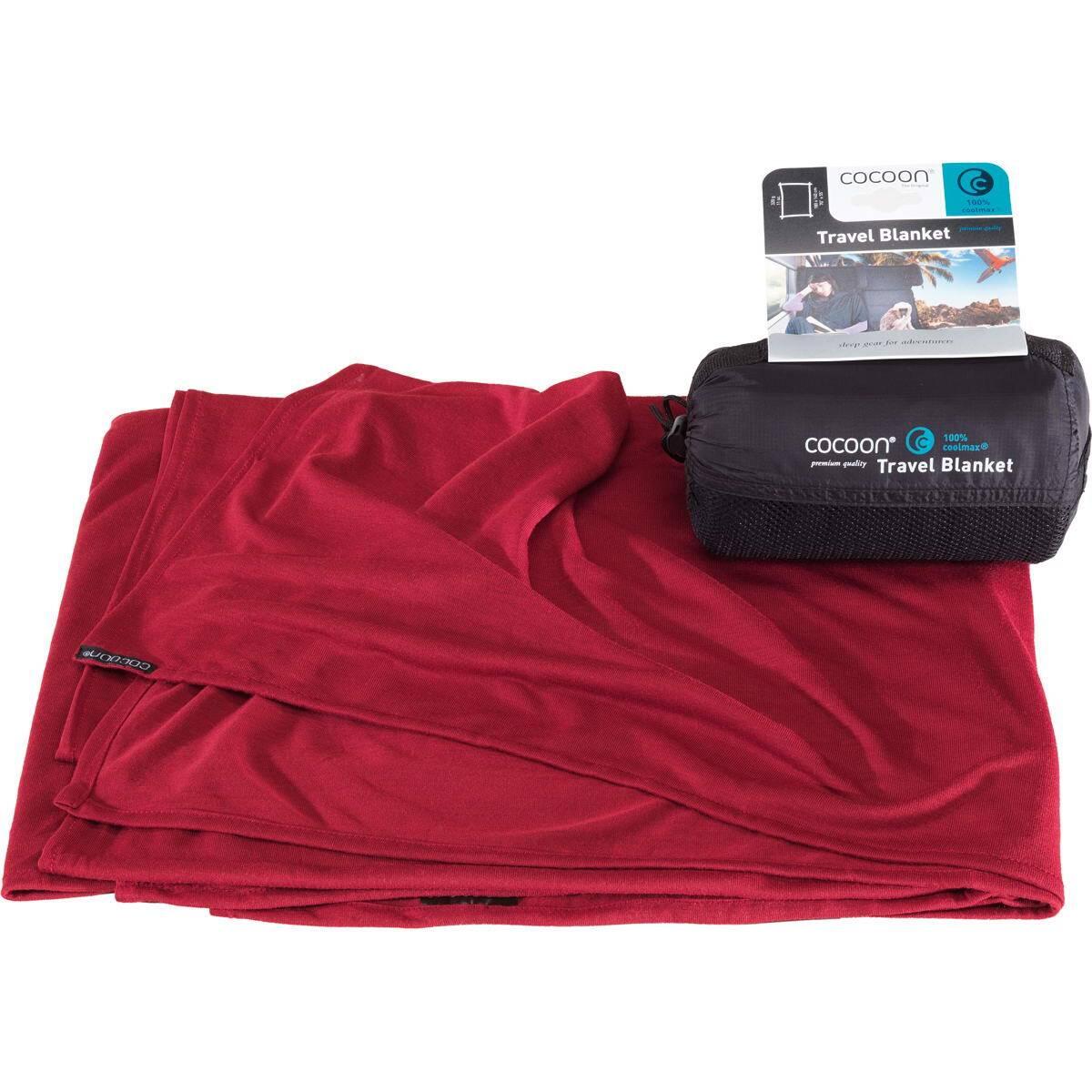 COCOON Decke CoolMax Travel Blanket monks red
