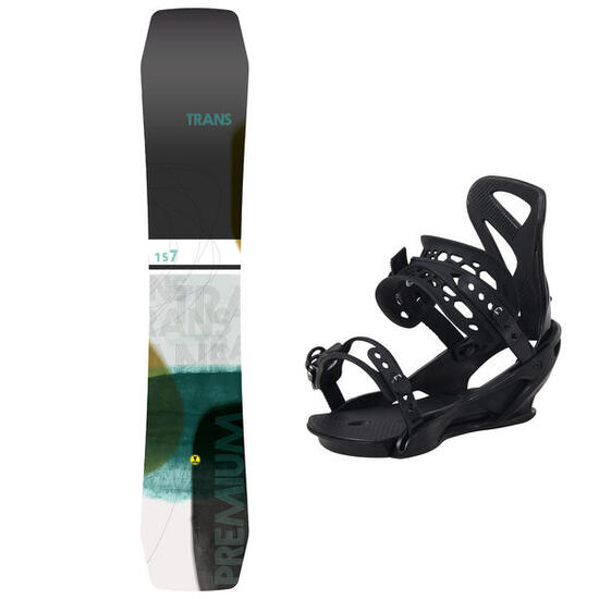 Trans Set Snowboard Premium Curry 152cm mit Bindung Sonic L