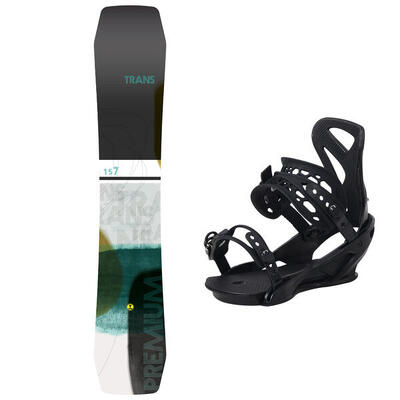 Trans Set Snowboard Premium Curry 147cm mit Bindung Team Pro M
