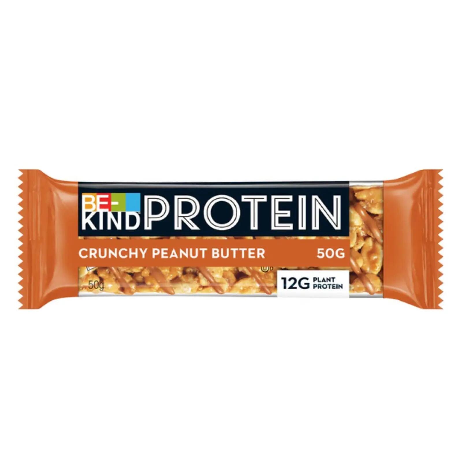 BE-KIND Protein Crunchy Peanut Butter 12x50g Snack für Sport Fitness & Outdoor 2/4