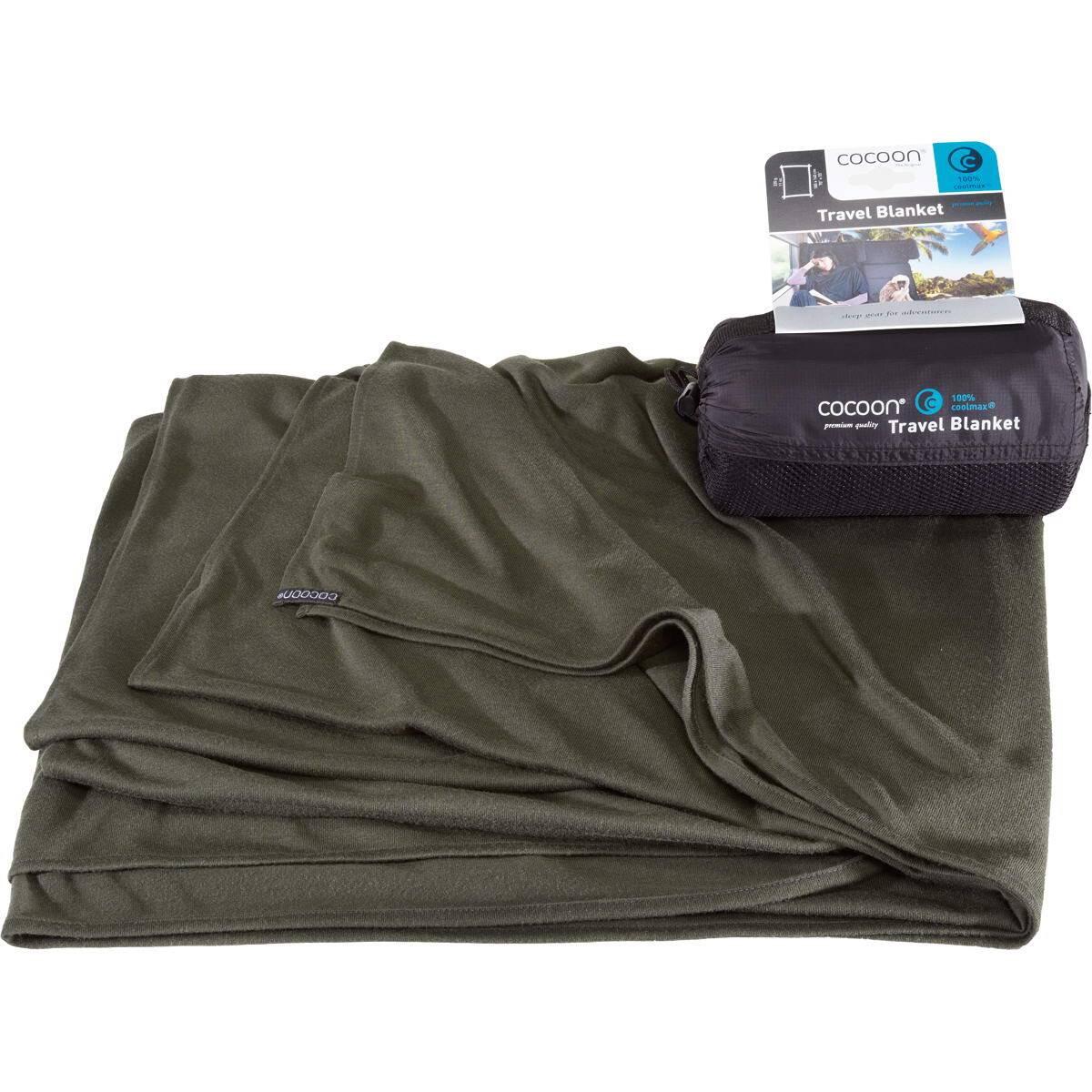 COCOON Decke CoolMax Travel Blanket shadow green